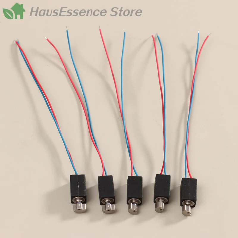 

※5Pcs 4mm*8mm 0408 Mini Micro Vibration Motor DC 3V Hollow Cup Coreless Motor Small with Eccentric Wheel DIY Massager Toy