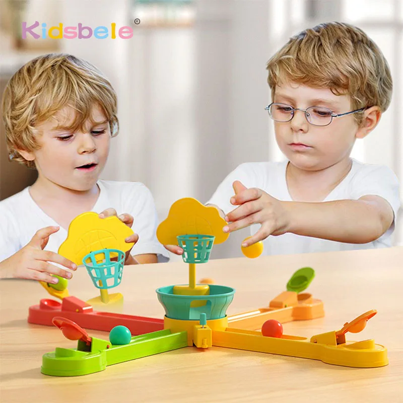 

Tablet Catapult Basketball Interactive Finger Bouncing Ball Funny Parent-child Finger Desktop Game Toy Set Enhance Observation