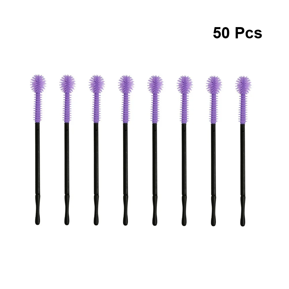 Brosse à cils jetable, peigne à sourcils, matériau Premium, outil de maquillage, baguette de Mascara pour femmes et filles, 50 pièces