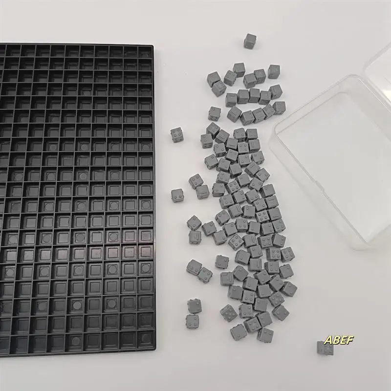 مجموعة مكعبات تعليم الرياضيات من برايل للمساعدات التعليمية الحسابية ذات الرؤية المنخفضة للمدارس العمياء