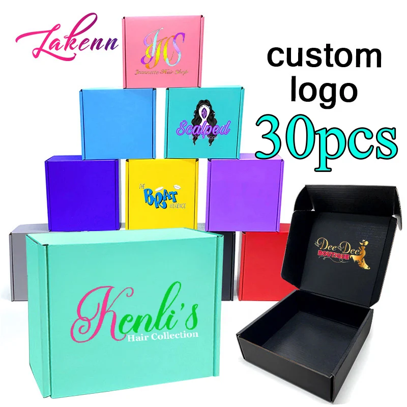 

Beautiful Gift Boxes For Presents 30Pcs Custom Logo Birthday Gift Box For T-Shirts Gloves Scarves Books Clothes Robes Clothes