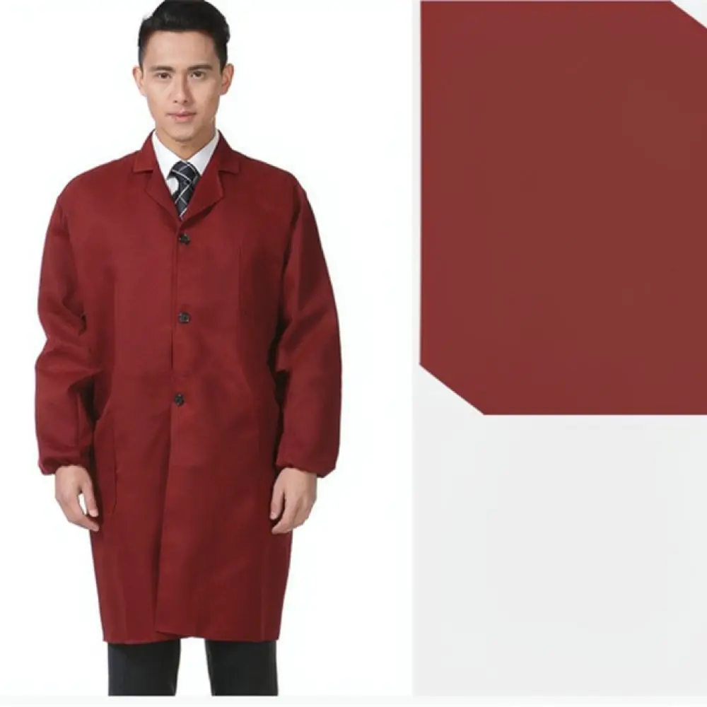 Professional Industrial Work Jacket Long Sleeve Protective Uniform For Men Factory Warehouse Maintenance Anti Dust Utility Wear