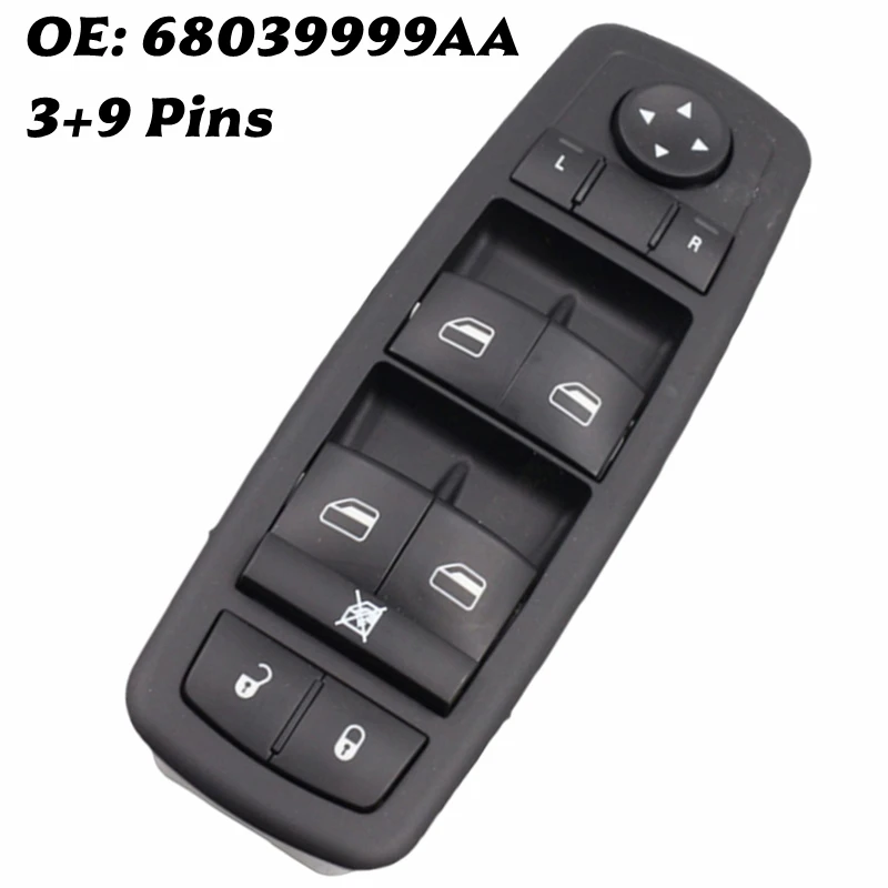 

OE: 68039999AA Главный переключатель управления стеклоподъемником автомобиля для Chrysler Town & Country 2008-2009 для Jeep Liberty 2008-2009
