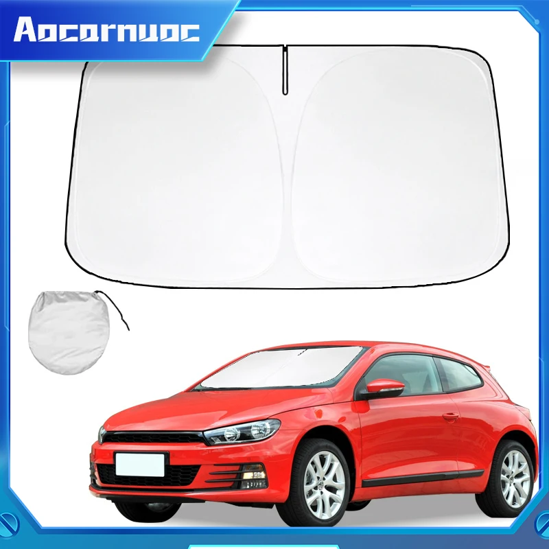 

UV Protection For Volkswagen VW Scirocco R 2009-2017 Car Window Sunshade Cover Sun Shade Windshield Visor Protector Windscreen