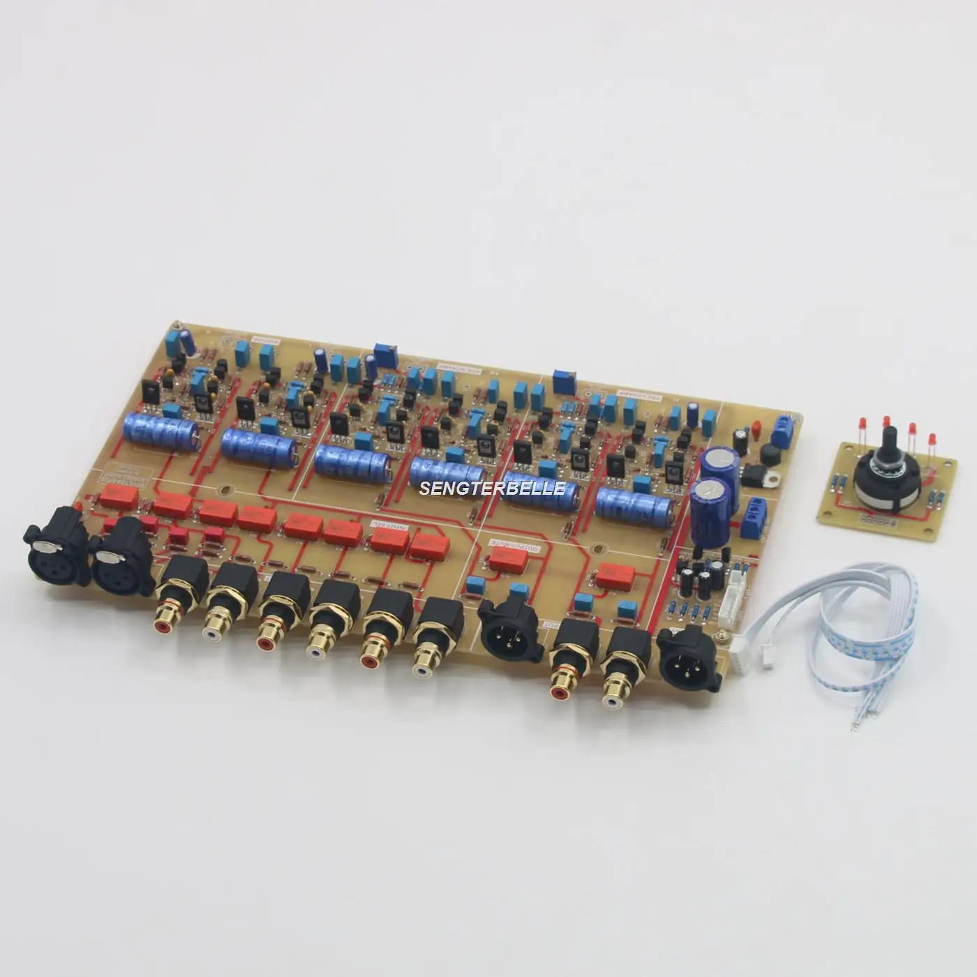 HiFi Fully Balanced Preamplifier Board Base On BRYSTON BP26 Circuit Audio Preamp With 4 Ways Input