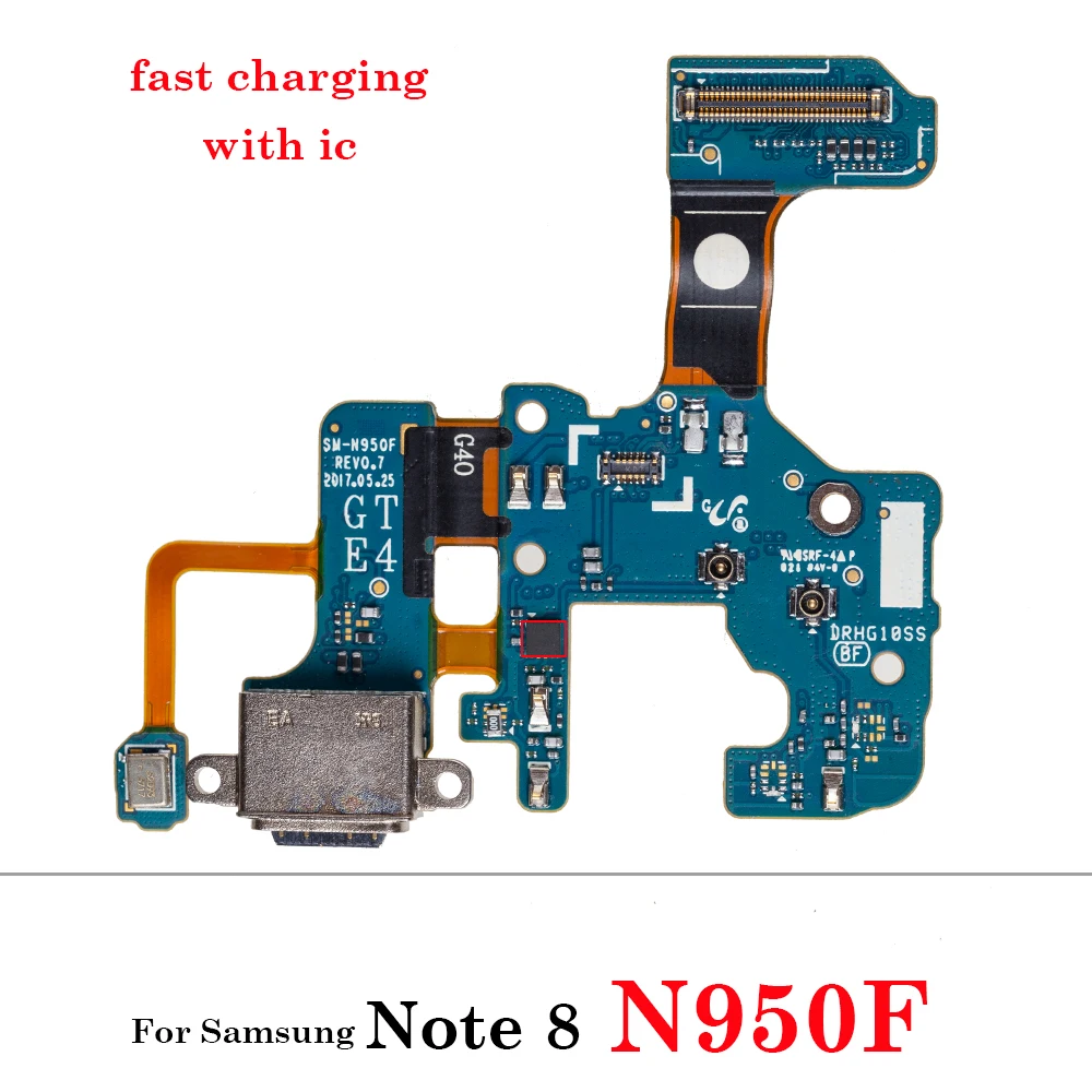 Brand For Samsung Note 8 9 10 Plus lite Fast Charging USB Charger Connector Board Port Flex Cable N950F N960F N970F N976F N770F