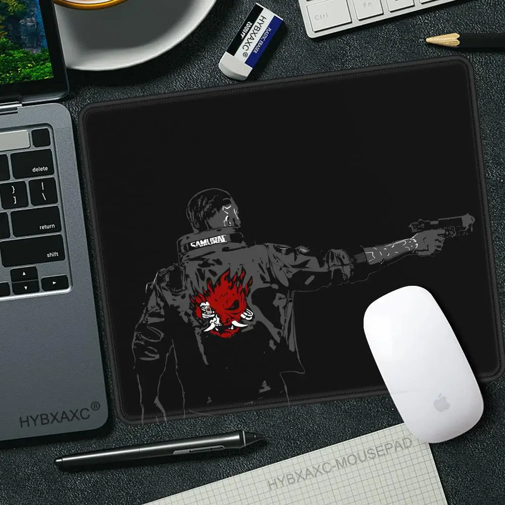 45x40 Mouse Pads Samurai Design Desk Mats Cyberpunk Style Gaming Accessories Mouse Mat Gamer Surface for Computer Mouse