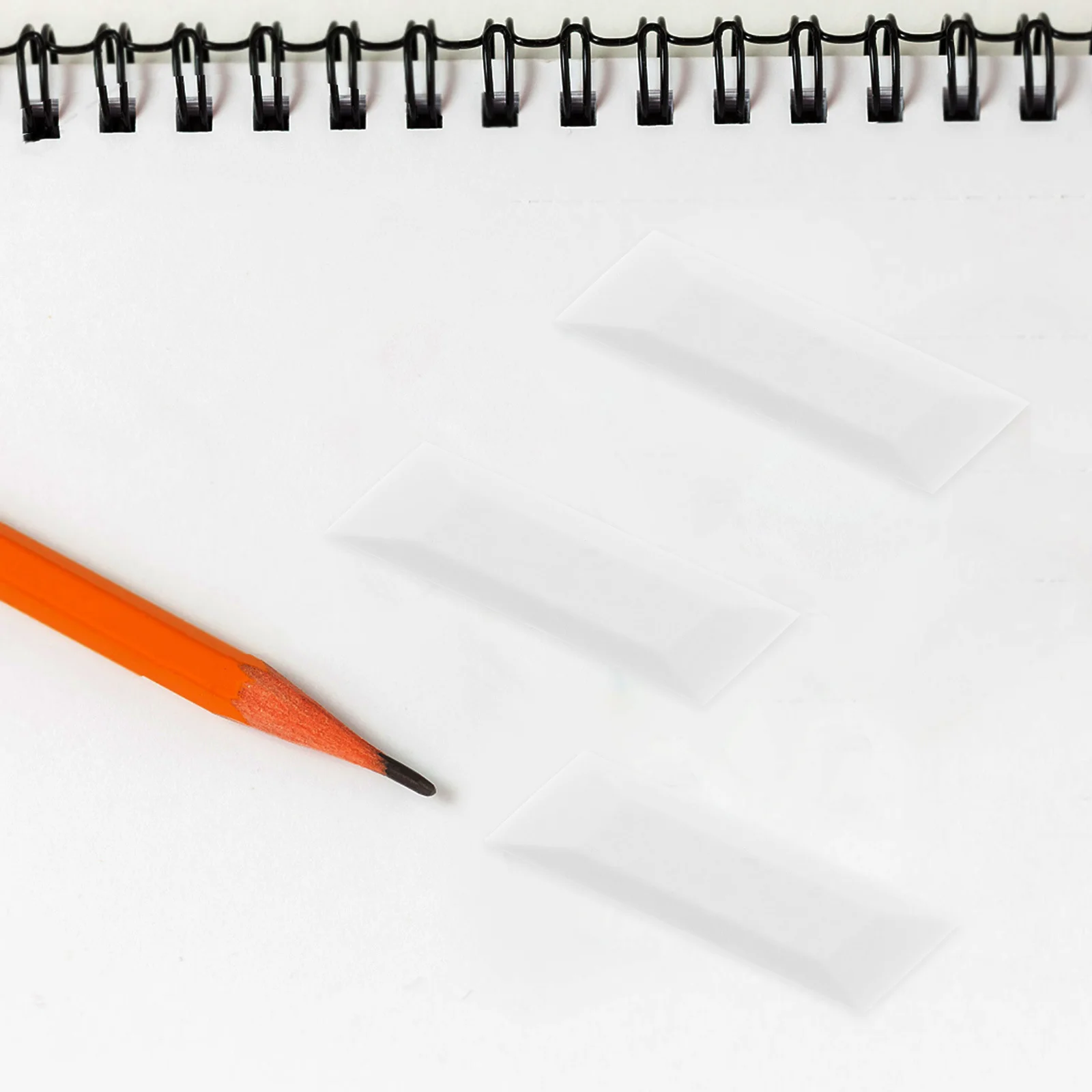 6Pcs White Pencil Eraser Set Sketching Drawing Erasers Low Debris Clean Correction Tools for Art Students Kneading Eraser