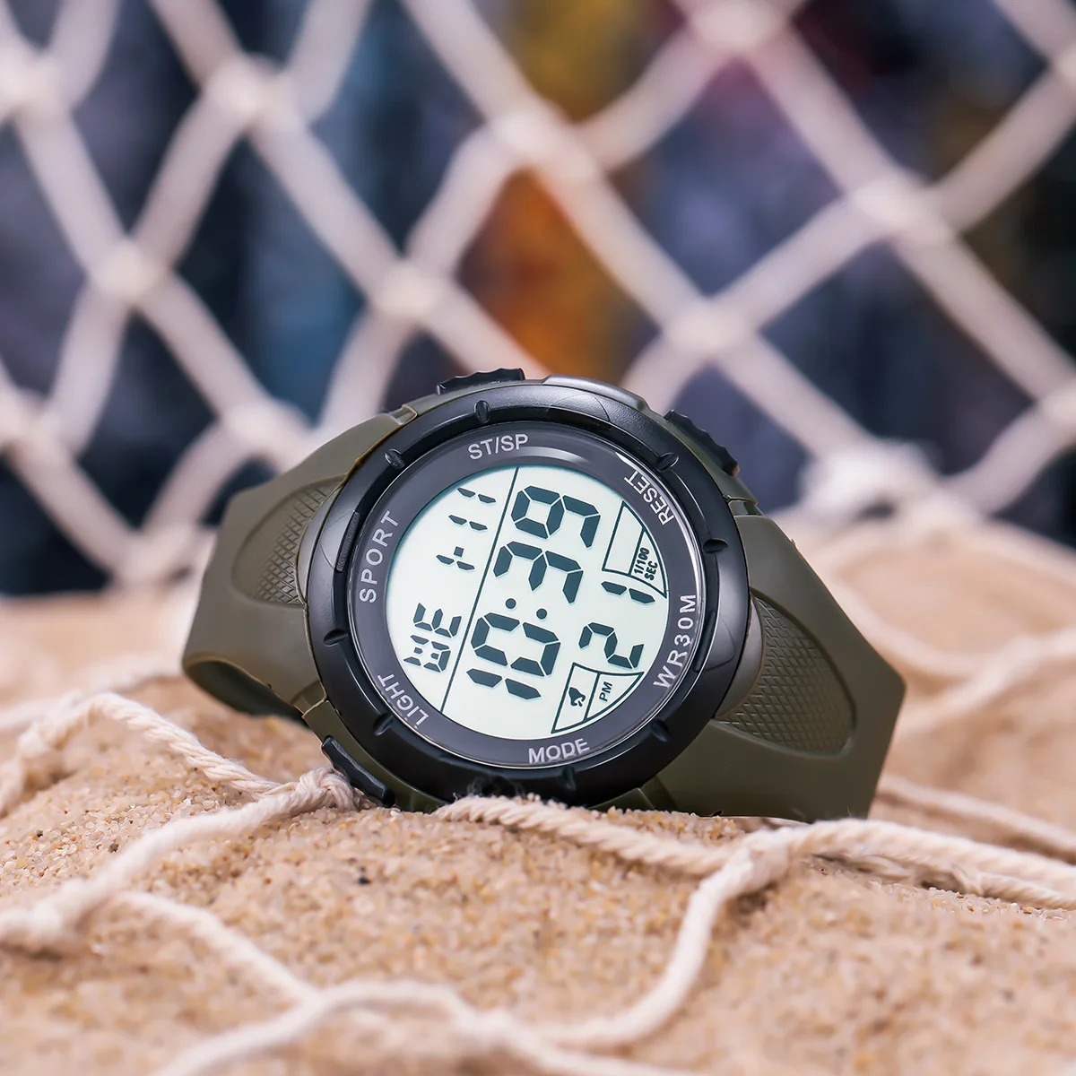 MAYZHISU Electronic Man Watches for Men Digital Wristwatch Male Sports Waterproof Watch Clock Alarm Wrist Watch