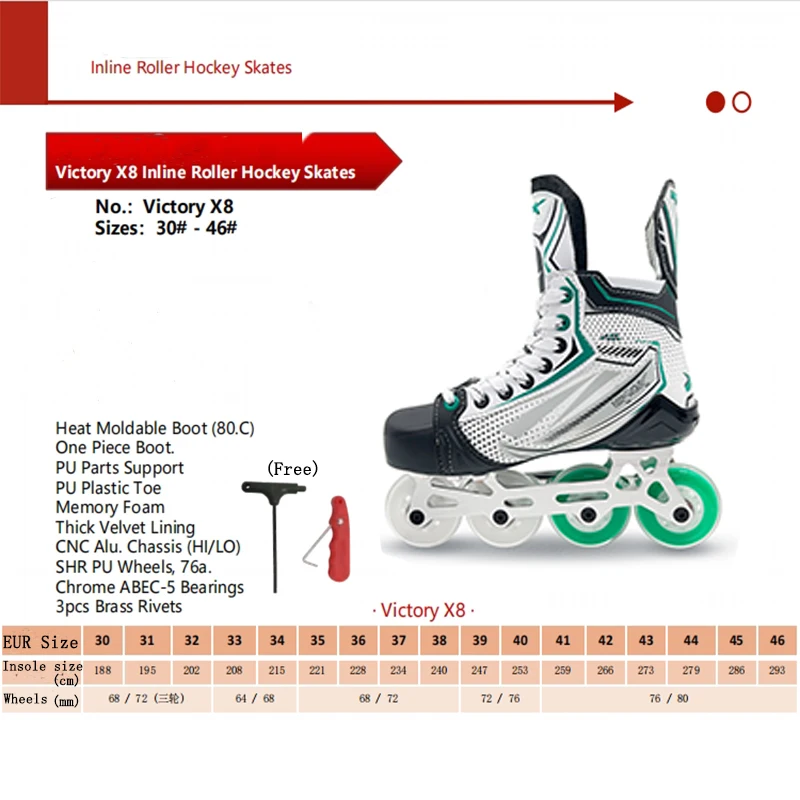 On sale New design 32#-46# All sizes ready-to-ship hockey shoes professional Inline Roller hockey skates