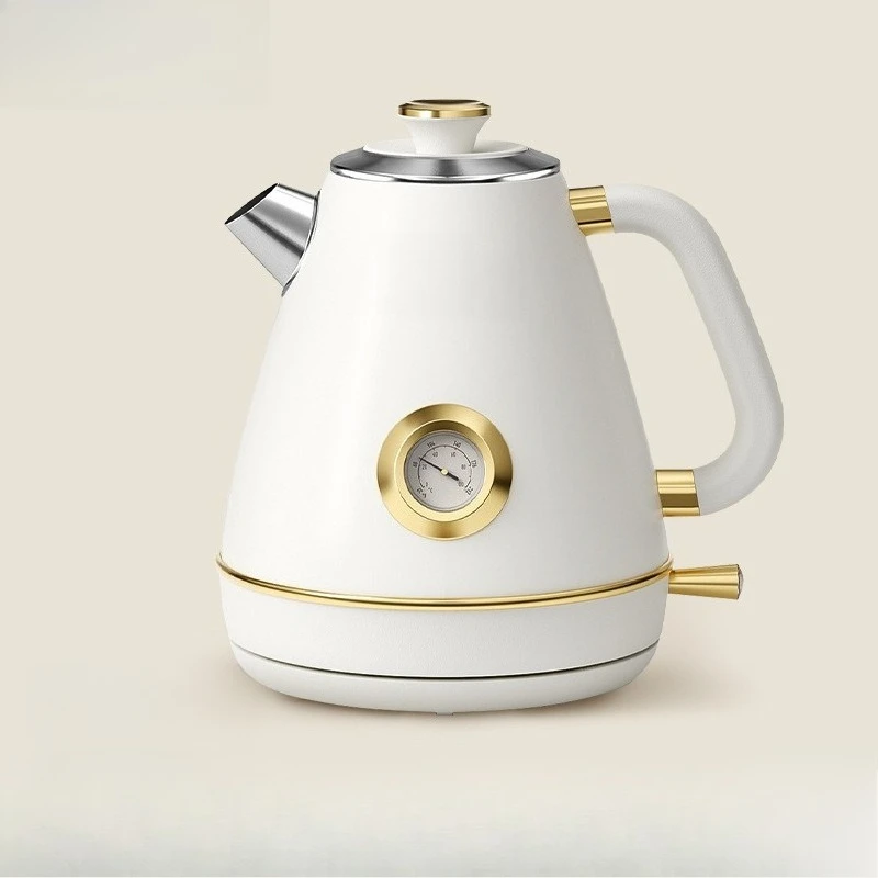 

304 stainless steel large-capacity electric kettle, warm retro design, high-value choice for home use