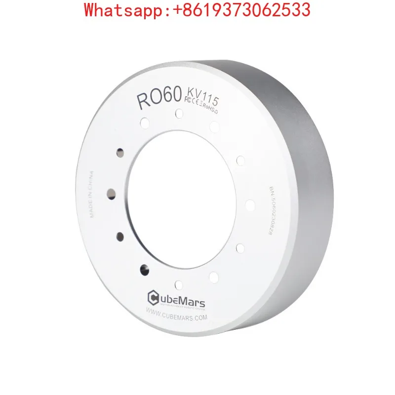 

Бесщеточный трехфазный двигатель постоянного тока с полым сквозным отверстием, внешним вращением, безрамной конструкцией, датчиком Холла, RO60, без драйвера