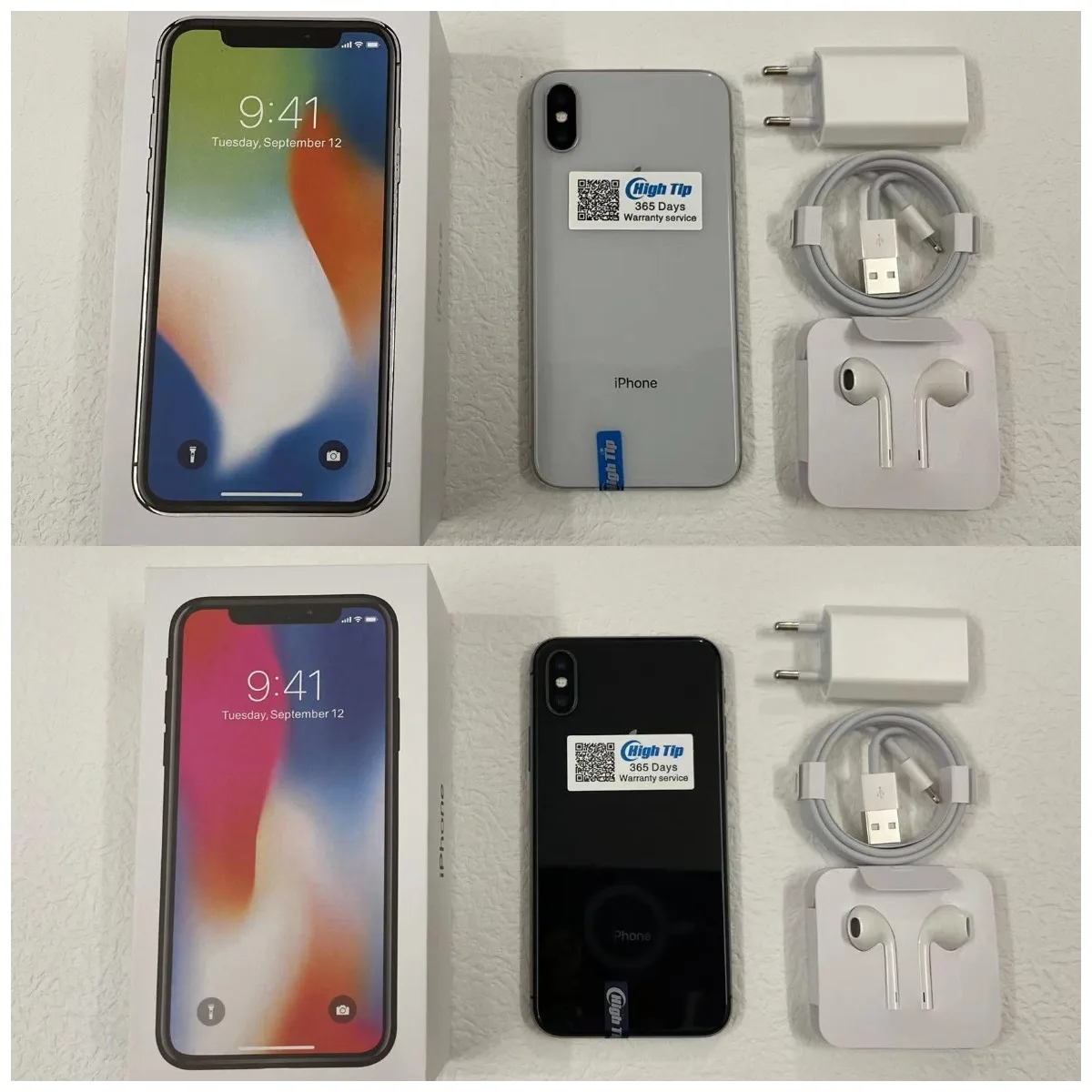 الأصلي فتح Apple iPhone X Face ID 64GB/256GB ROM iOS A11 5.8 "3GB RAM 12MP Hexa Core كاميرا مزدوجة 4G LTE تستخدم الهاتف المحمول