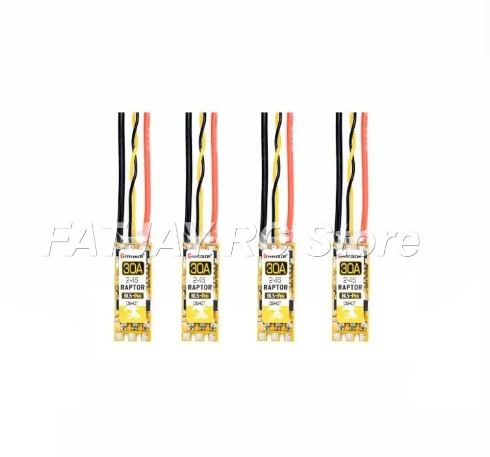 Mini Car Boat 30A ESC FATJAY FLYCOLOR Bidirectional Waterproof Brushless Small - size 2-4S no BEC Electronic Speed Controller