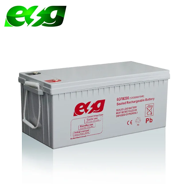 12V 24V 100ah 120ah 200ah 250ah Solar Energy Lead Acid Battery Gel Battery Packs Storage Battery