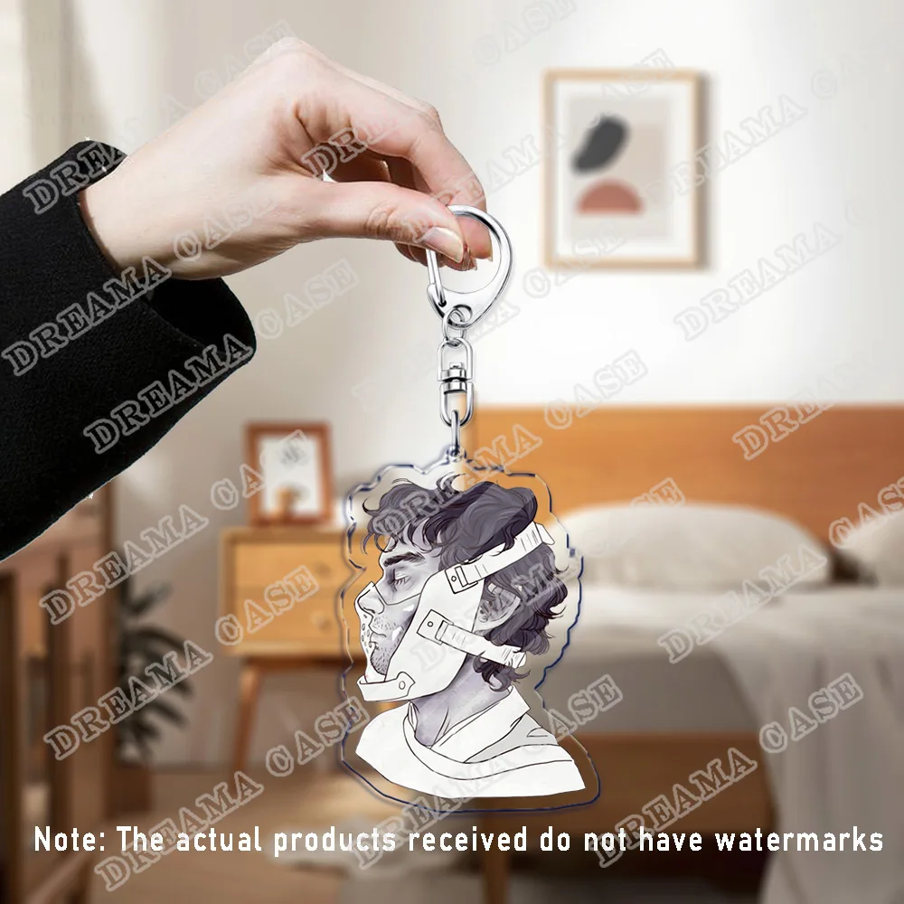 شخصية كرتونية هانيبال المفاتيح اكسسوارات حقيبة سحر لعبة سلاسل المفاتيح Keyrings مجوهرات Dottore المشجعين الأصدقاء هدية