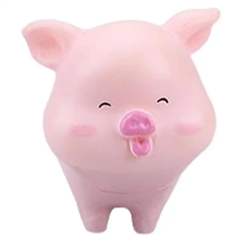 3D Pig Car Air Vent Clips Diffuser Funny Kawaii Pig Auto Interior Decoration Animal Air Conditioning Outlet Fragrance