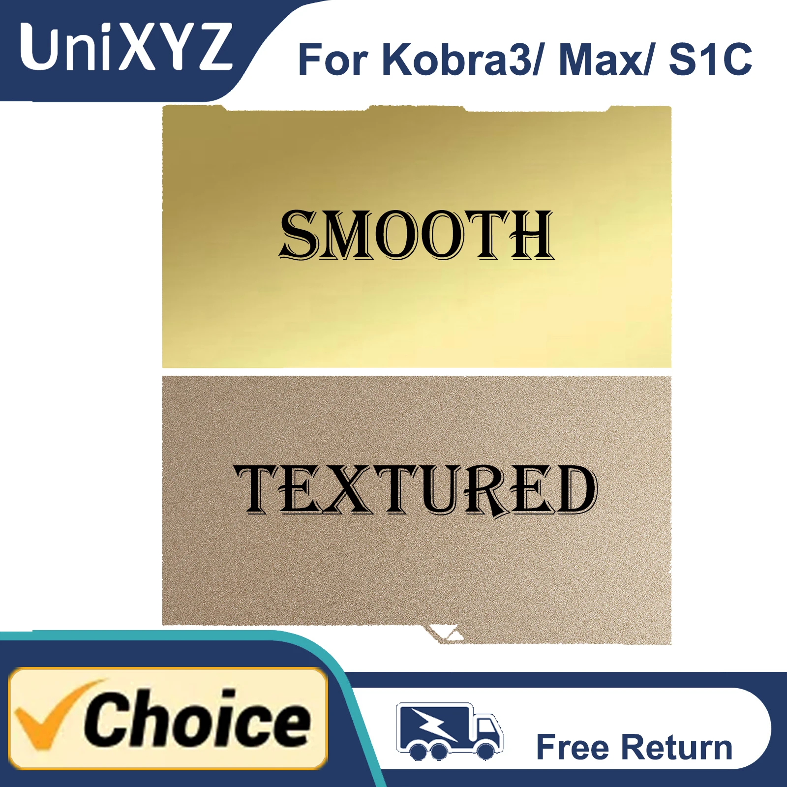 

Kobra3 Max Smooth Build Plate for Anycubic Kobra 3 Max S1 Combo S1C 3D Printer Mirror Smooth Printing Plate