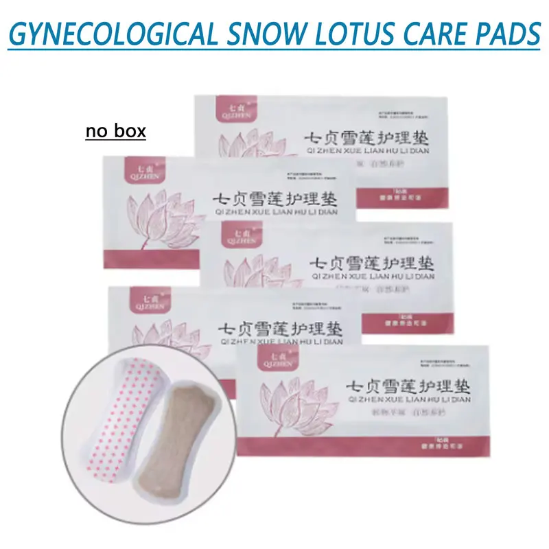 

5-10-20pc Female Gynecological snow Lotus care pad Medical Sanitary Tampons Vaginal infections silver ion Gynecological care pad
