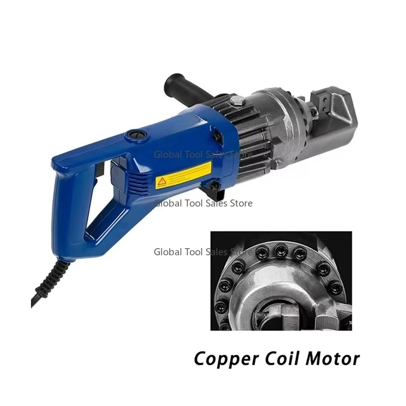 High-Power 1000W Electric Hydraulic Rebar Cutter RC-16 4-16mm #5 Rebar Cutting 2.5s Speed with Replaceable Jaw Blades