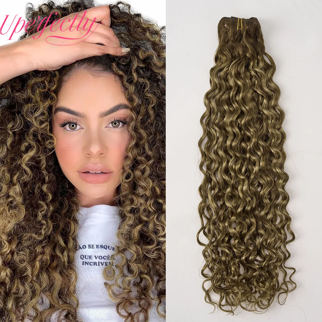 

7 цветов, кудрявые вьющиеся клипсы для наращивания, европейские заколки для волос Remy, невидимые клипсы для наращивания, настоящие человеческие волосы, 7 шт., 12-22 дюйма