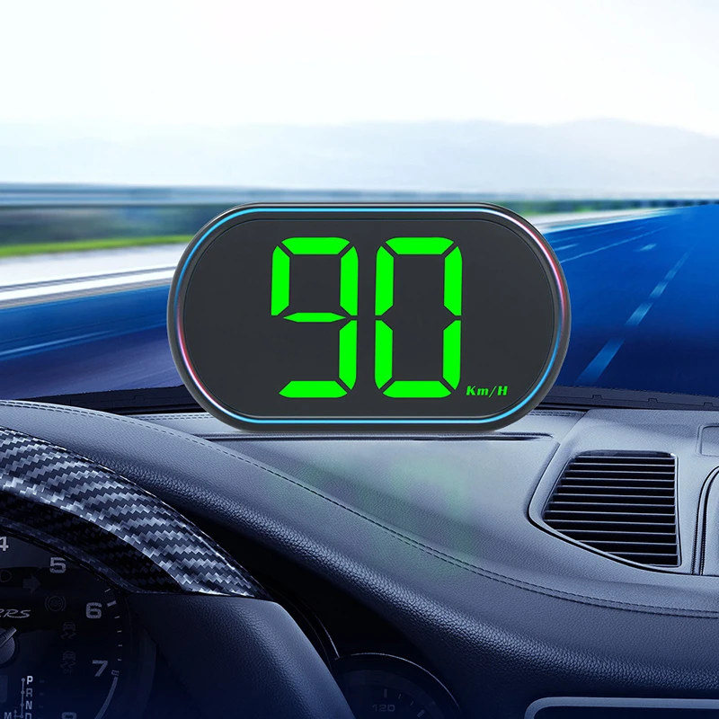 Car LED Digital Speed Gauge Head-Up Display Universal Vehicle Speed Measuring Tools Speedometer HUD Truck Safe Driving Assistant