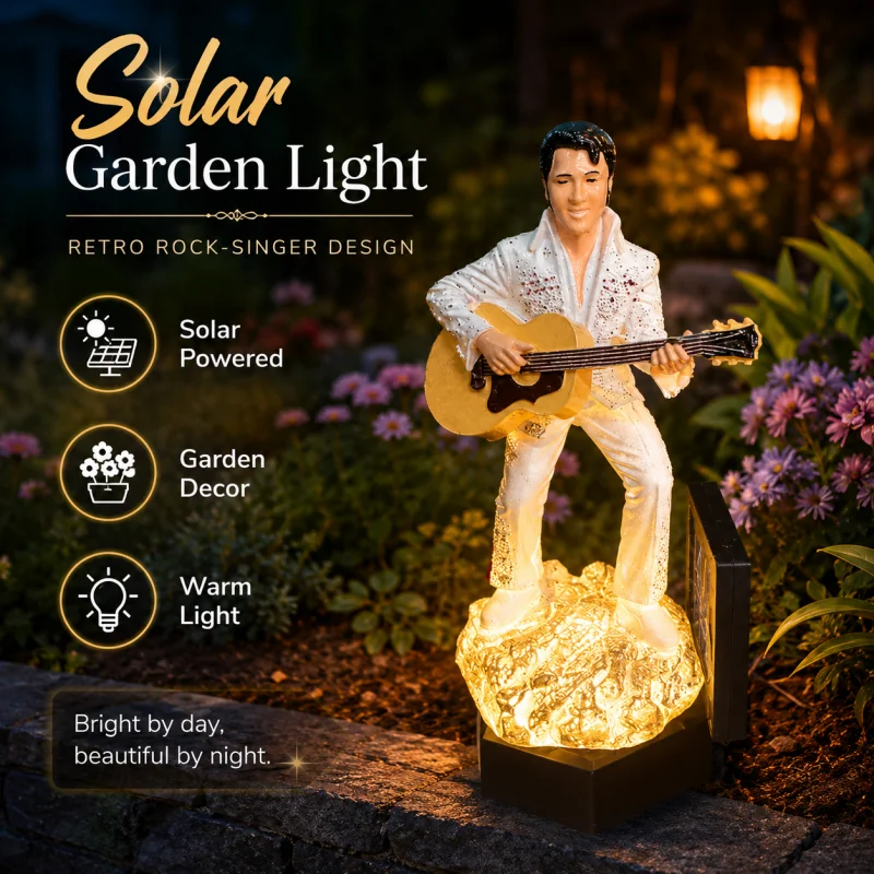 Outdoor Lighting Collections - Vintage Elvis Presley Solar Garden Light