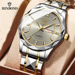 BINBONG Business Watch Men Warterproof Sports Mens Watch Top Brand Luxury Clock Male Quartz Wristwatch Relogio Masculino B5552