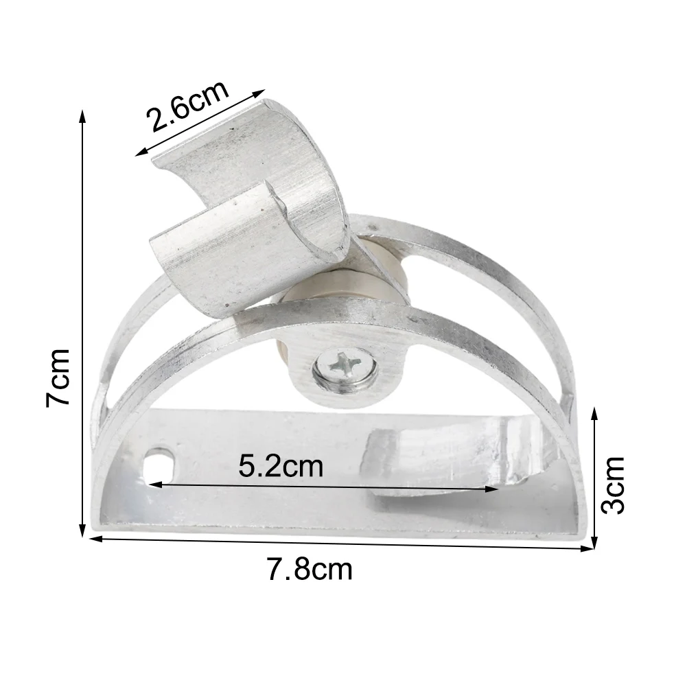 Space Aluminum Adjustable Shower Head Holder Wall Mount Bracket for Handheld Showers in Bathroom Installation Environments