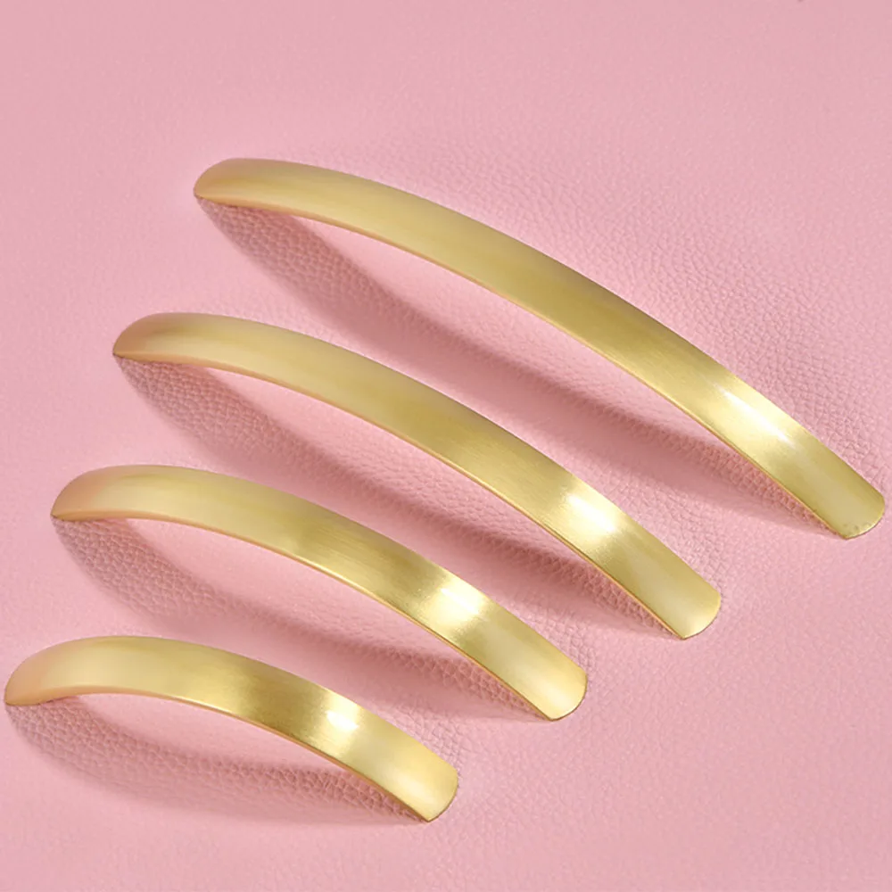 Solid Brass Wardrobe Handle Modern And Simple High-End Cabinet Drawer Handle Nordic Light Luxury Cabinet Door Handle