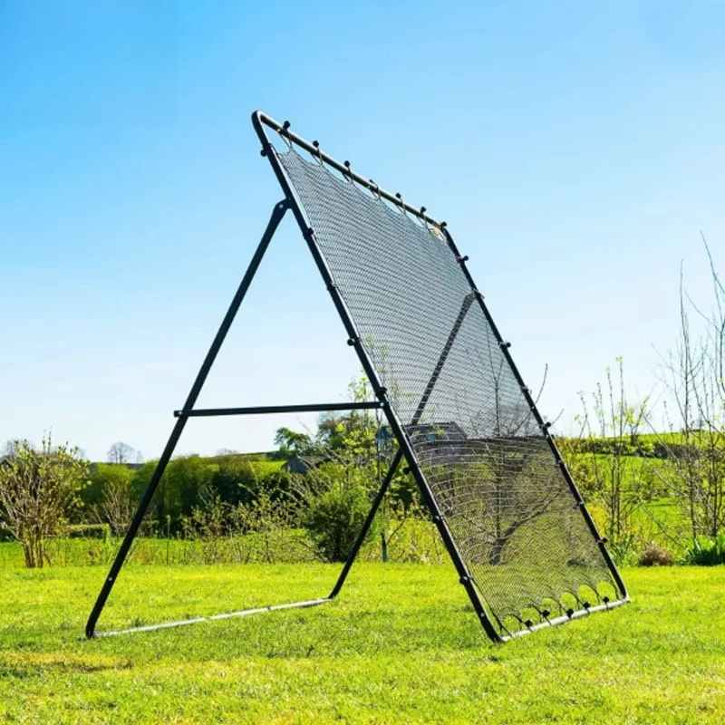 Baseball Rebounder Net, 7x7FT Portable Pitchback Trainer, Baseball Softball Practice Equipment, Heavy Duty Steel Frame