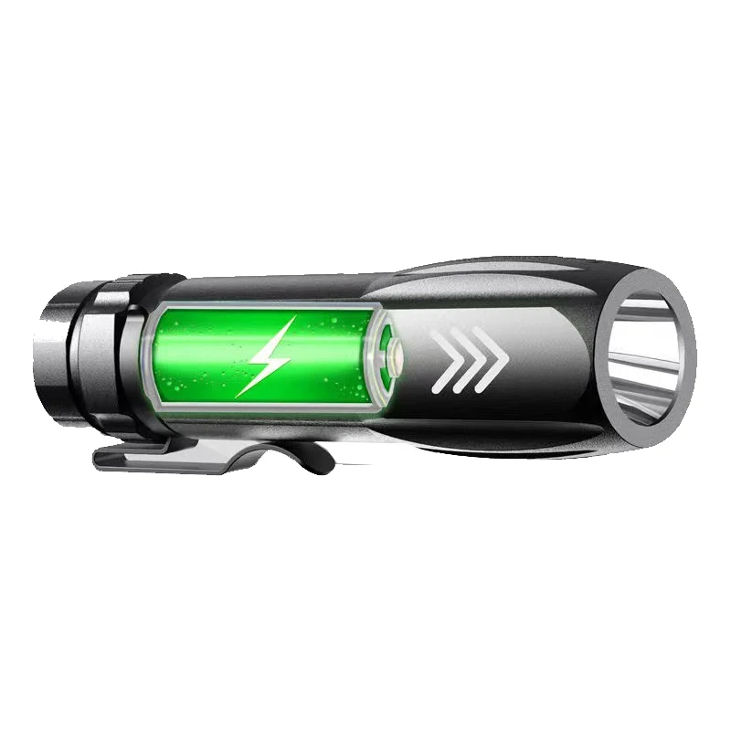 Draagbare Camping Lantaarn Led Zaklampen Usb Opladen Ultra-Heldere Lange Shot Mini Draagbare Multi-Functionele Thuisgebruik Buitenshuis