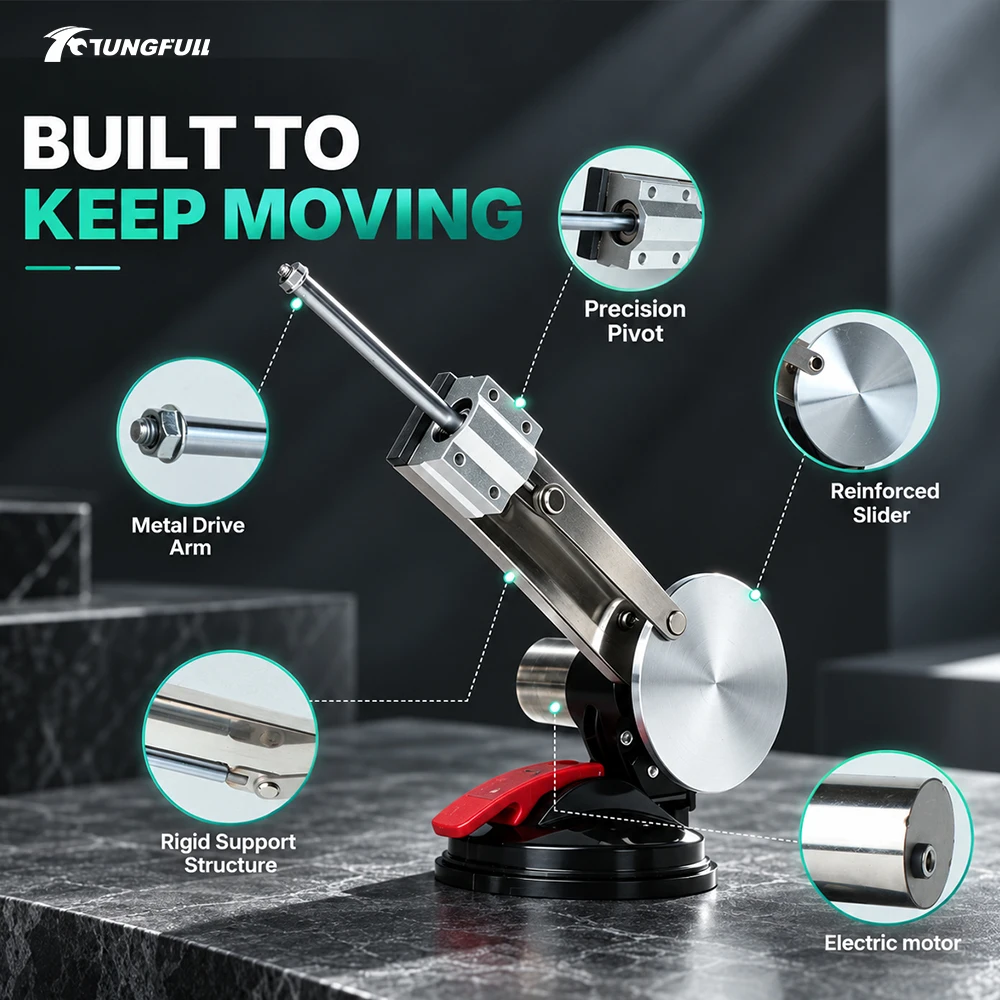 TUNGFULL DIY Linear Motion Actuator 75mm Stroke 6‑8KG Thrust Reciprocating Linear Actuator For Workpiece Auxiliary Fixing