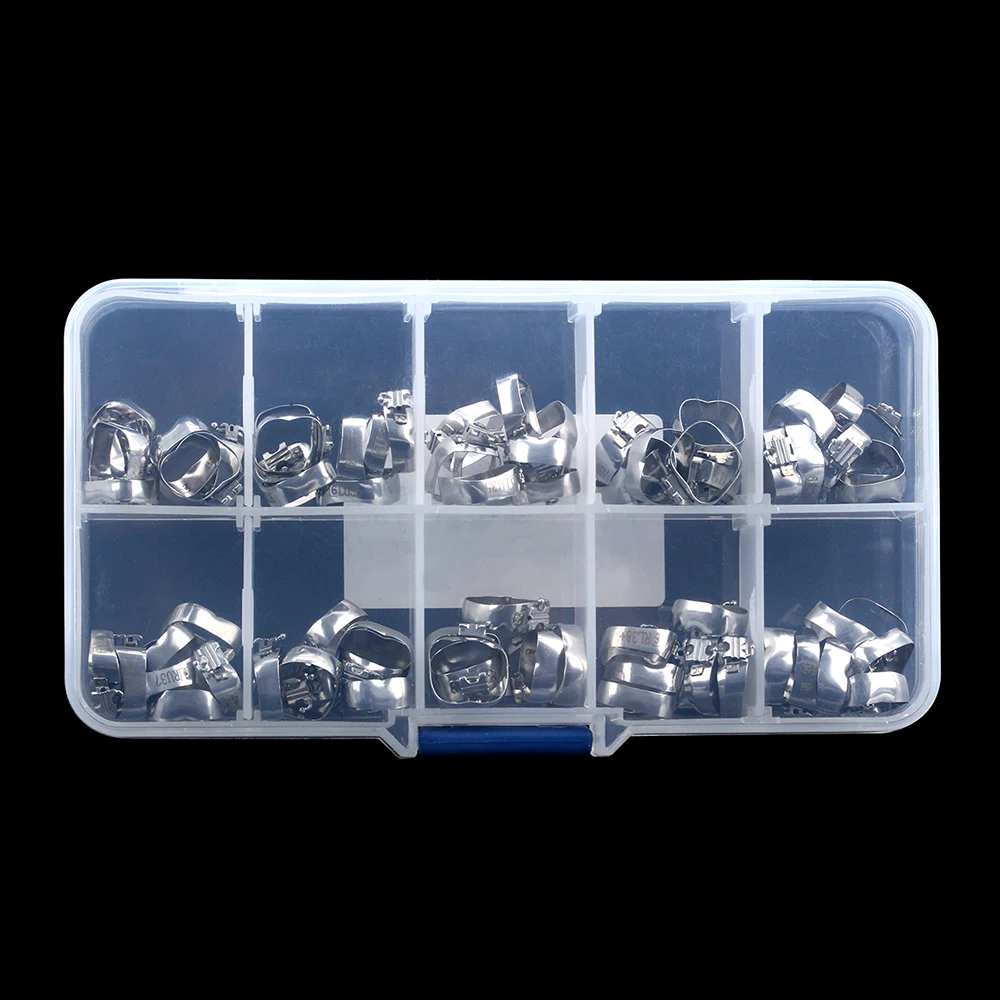 80 Stück/Box AZDENT Dental Kieferorthopädische Bukkalröhrchen mit Bändern 1. Molar 36 # -40+ # M-Serie Cabrio Einzelrohr Roth.022 U1 L1 – Detail 8