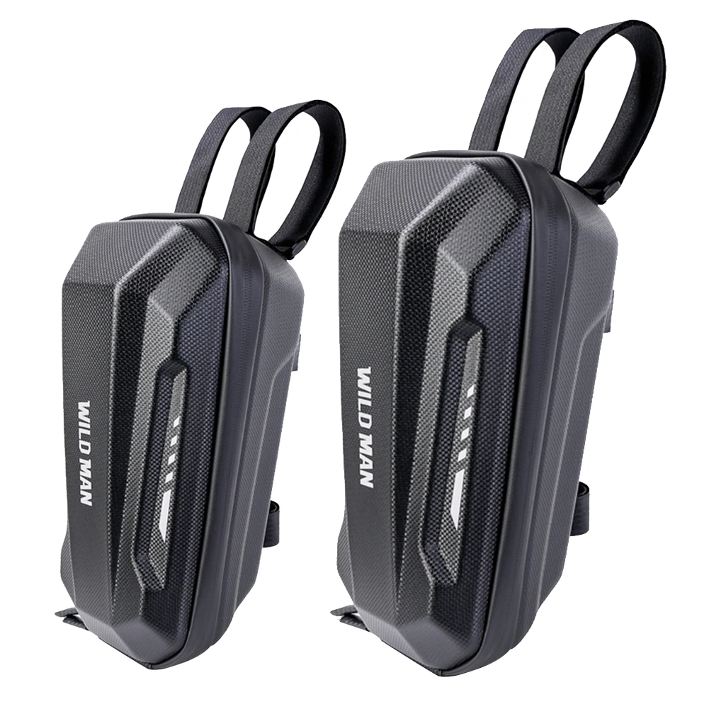 

Передняя подвесная сумка WILD MAN, большая вместительная водонепроницаемая сумка для хранения электрического скутера M365 PRO 2 KUGOO M4 EVA с твердым корпусом