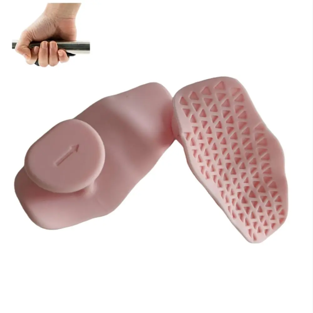 

1 Pair Ergonomic Fitness Palm Guard Anti-slip Triangle Texture Weightlifting Palm Protector Thicken Soft Fitness Hand Power Belt