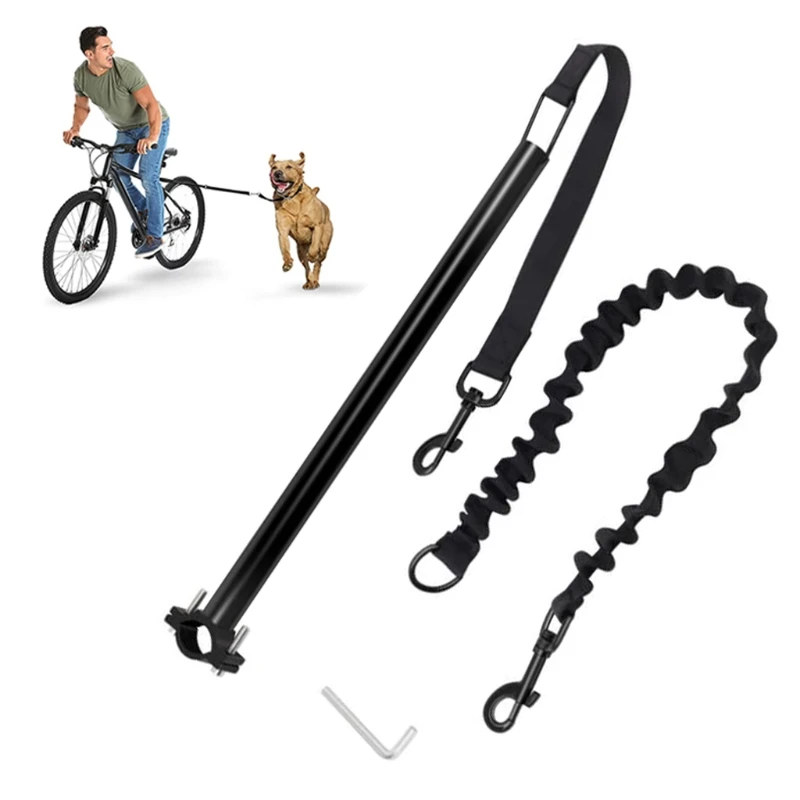 Dog Bike Leash Attachment Hands Leash Quick Release Dog Exerciser