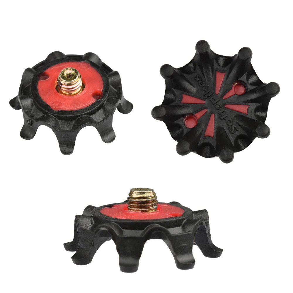 14-teilige Golfschuhnägel mit Metallgewinde (mit Schraubenschlüssel), rutschfeste Traktionsnägel für Golfschuhe und Golfzubehör – Detail 3