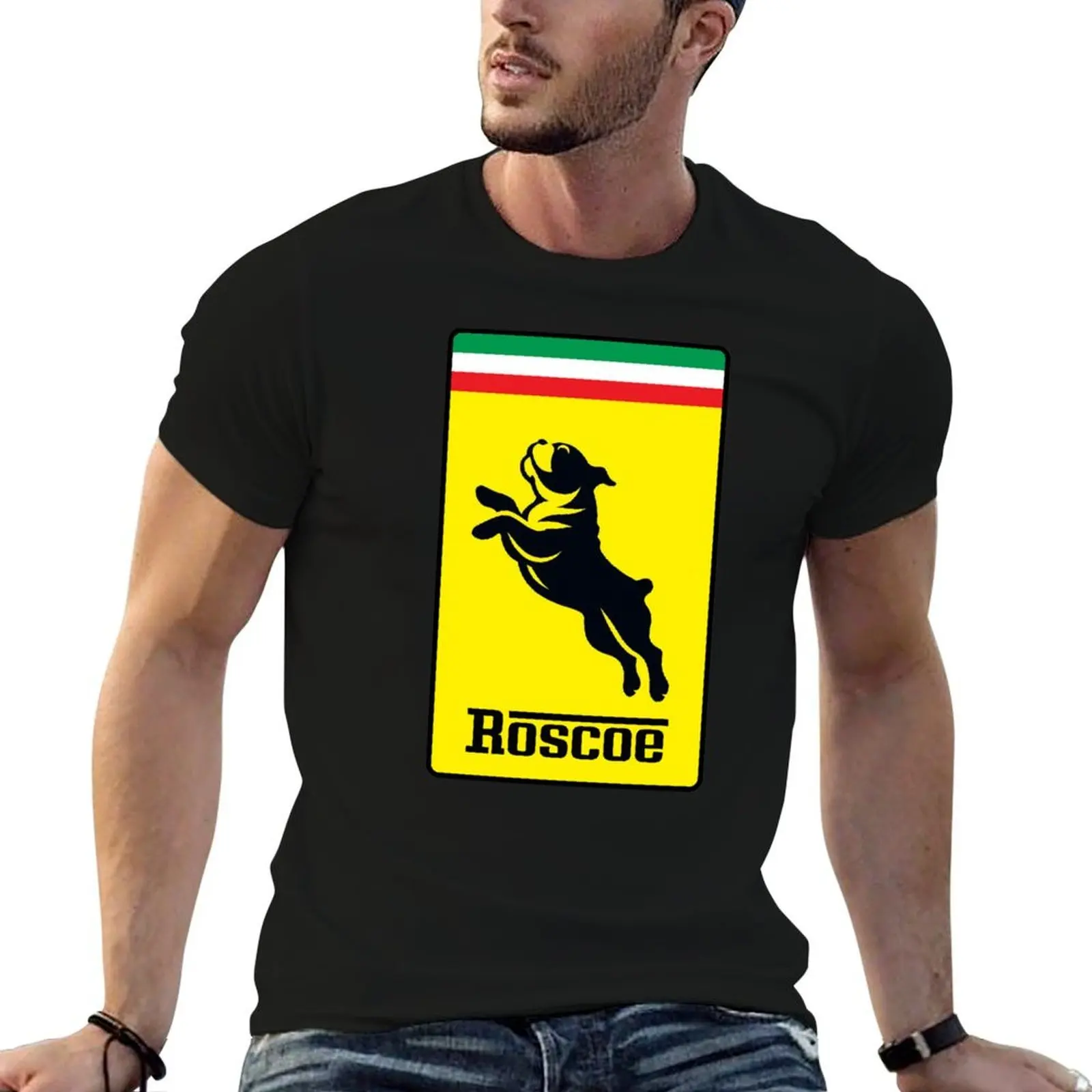 Roscoe (large) T-Shirt boys whites anime shirt designer t shirt men