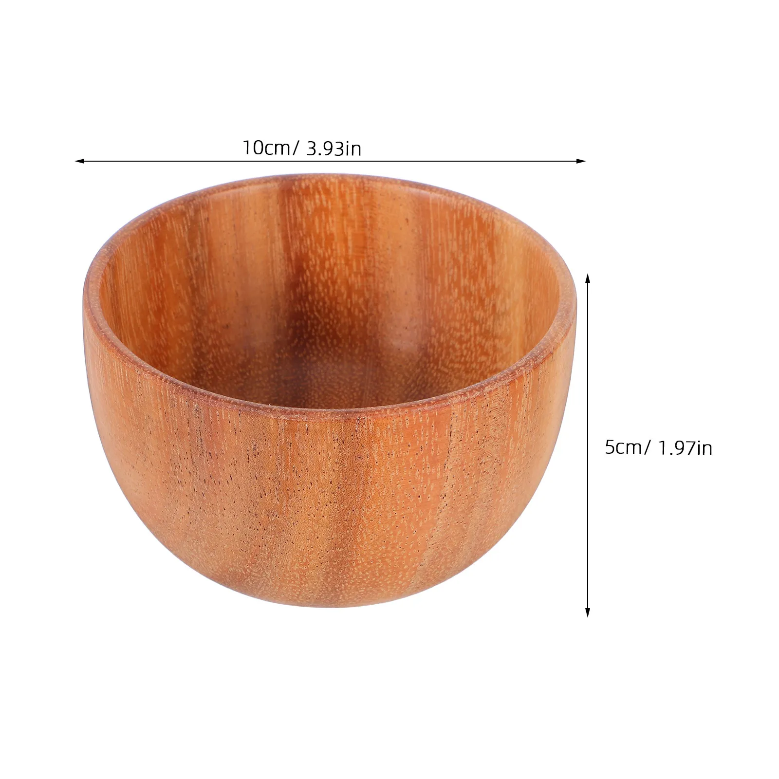 Wooden Shaving Bowl for Men Premium Natural Wood Shave Soap Lather Creation Portable Lightweight Shaving Cream Bowl