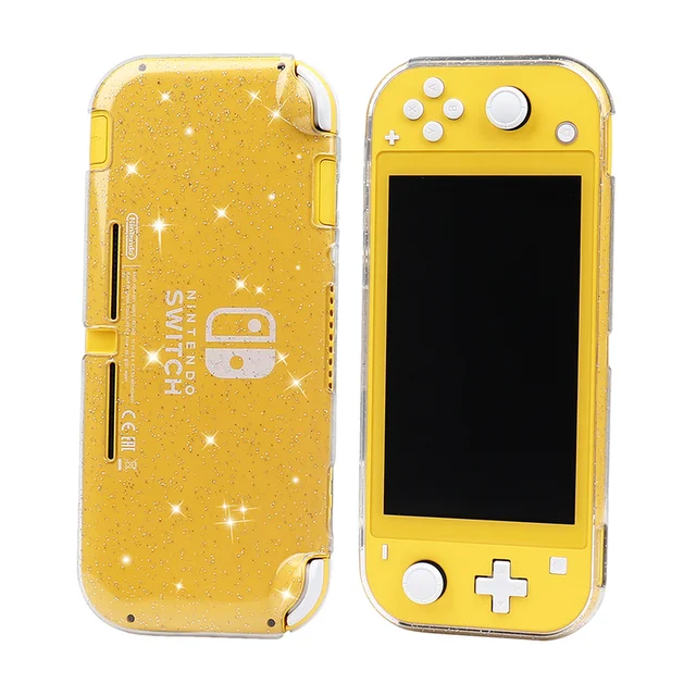Przezroczysty ochronny miękkie błyszczące etui z TPU do Nintendo Switch Lite konsola wideo akcesoria do gier