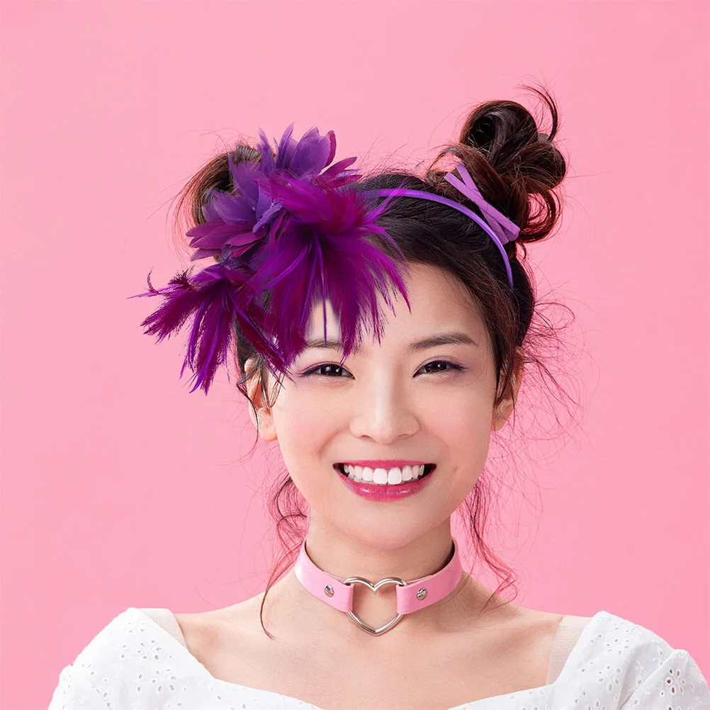 

2Pcs Fascinator Headband Vintage Elegant Mini Top Hat Clip Stylish Hair Accessories for Tea Party Halloween Christmas