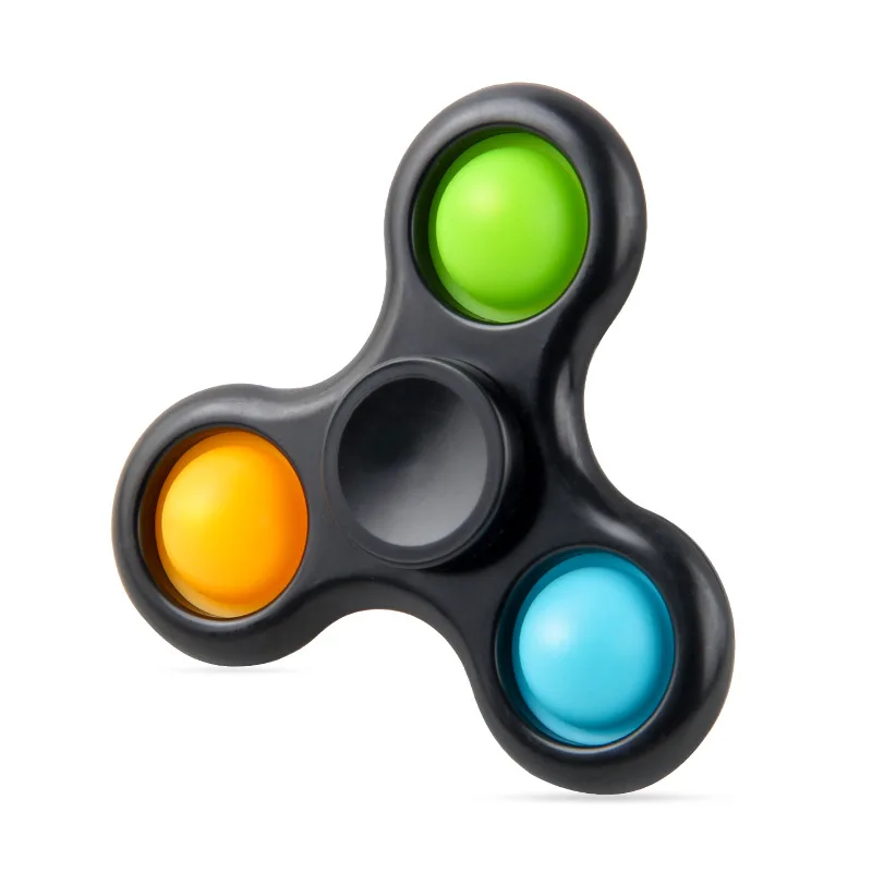 New Fidget Spinner Toys Hand Fingertip Multi-color Spnining Top Stress Relief Decompression Adults Toy Gifts for Boys Girls