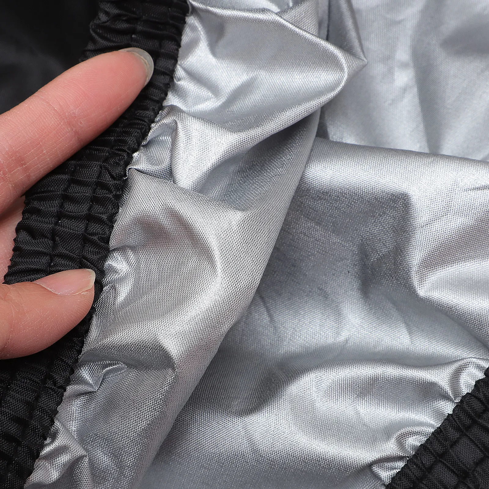 

1Pcs Waterproof Bike Cover Outdoor Protector Dust Rain Sun Uv Windproof Lockhole Buckle Size Xl Black 200x70x110cm Lightweight