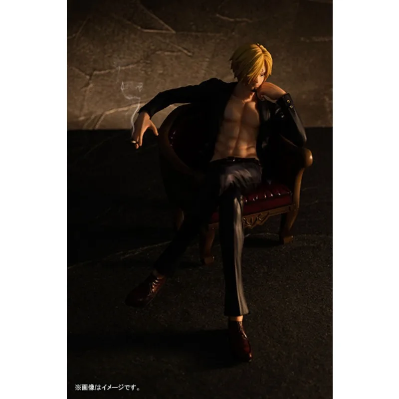 メガハウスオリジナル POP フィギュアシリーズワンピース「S.O.C」サンジアニメアクションフィギュアモデルおもちゃモデル装飾品ギフト Fo ボーイズ