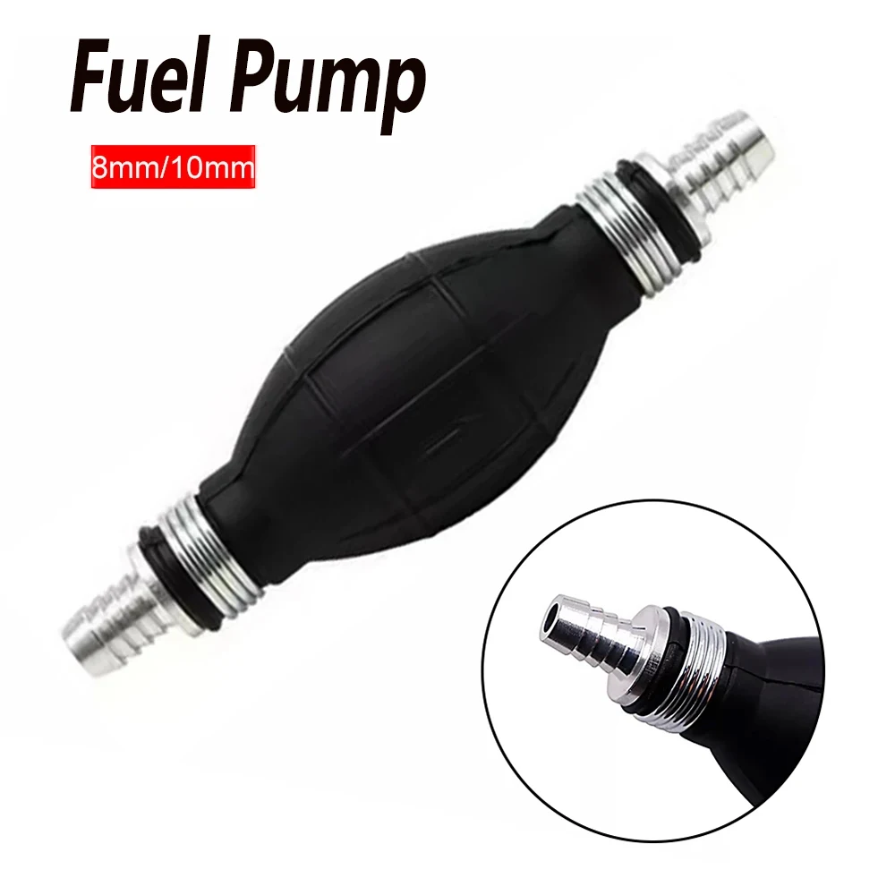 8mm/10mm 범용 연료 펌프 고무 수동 액체 오일 이송 펌프 핸드 수동 오일 펌프 프라이머 벌브 자동차 오토바이 보트용