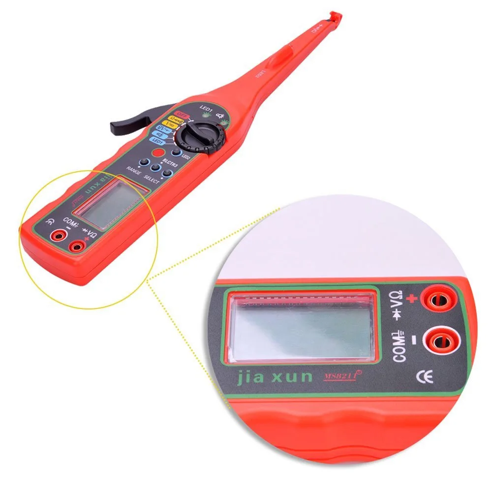 MS8211 Power Electric Multi-function Auto Circuit Tester Automotive Electrical Multimeter Lamp Car Repair Car Detector