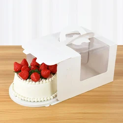 1/3/6pcs High-Capacity Cake Packing Boxes Multi Size Candy Cookies Box Birthday Wedding Christmas Chocolate Cake Gift Packing