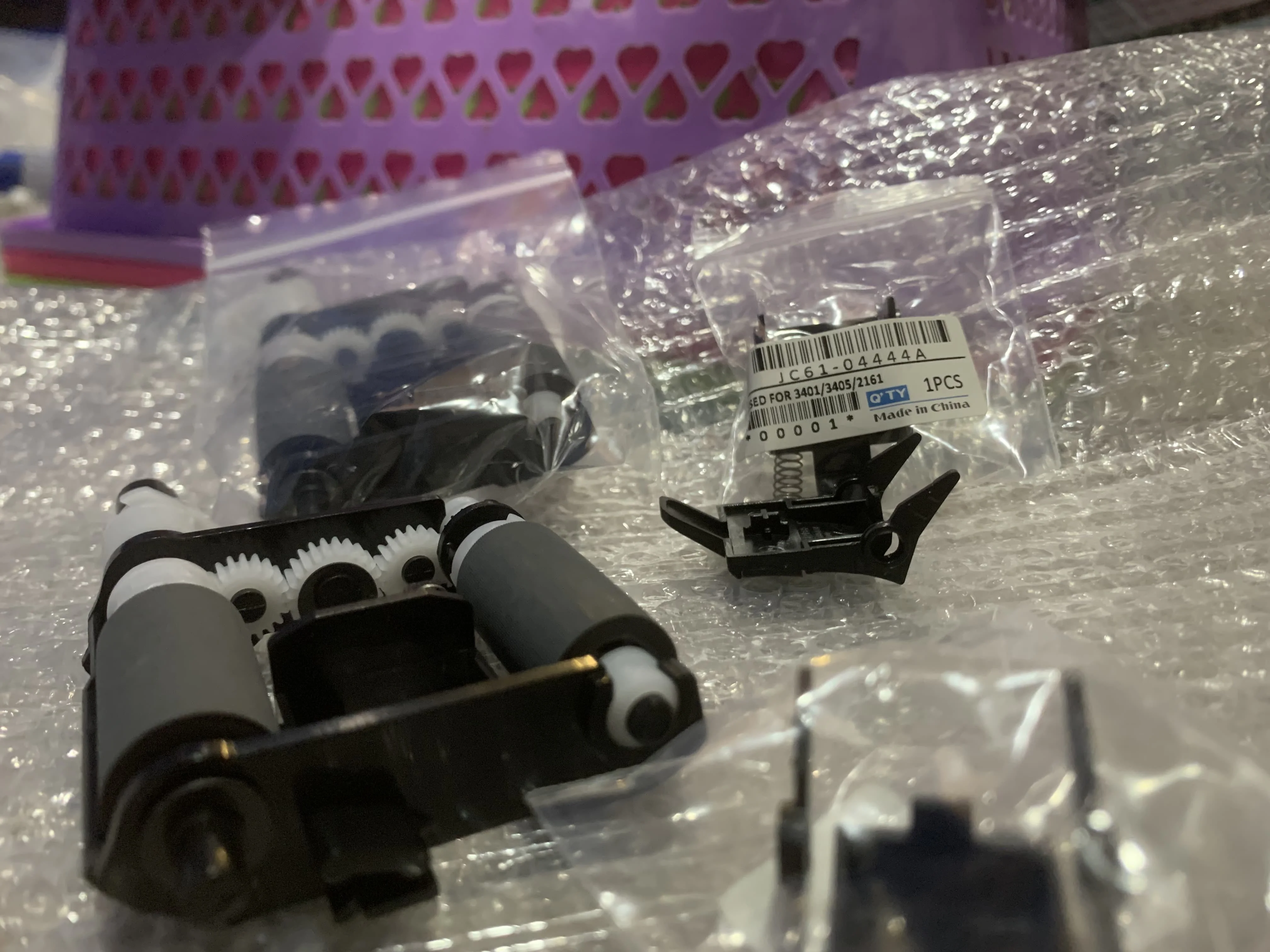 

10X JC93-00525A JC93-00524A Ролик подачи захвата в сборе Рамка захвата для Samsung M2070 SCX3400 ML2165 2160 2167 2168 3401 3405