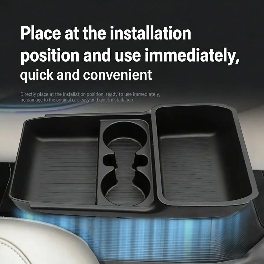 

Органайзер для центральной консоли автомобиля 35.8*22*6.5см для AION I60 2025-2026, водонепроницаемый, из TPE, для хранения в салоне автомобиля